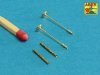 Aber 48L-21 Set of 2 barrels for German machine guns MG34 (1:48)